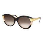 Louis Vuitton Petit Spcon Cat Eye Brown Pink Gold Acetate Sunglasses Eyewear
