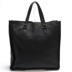 Prada Tote Bag Leather Black Shrink — view 2