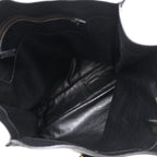 Prada Tote Bag Leather Black Shrink — view 7