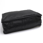 Prada Tote Bag Leather Black Shrink — view 6