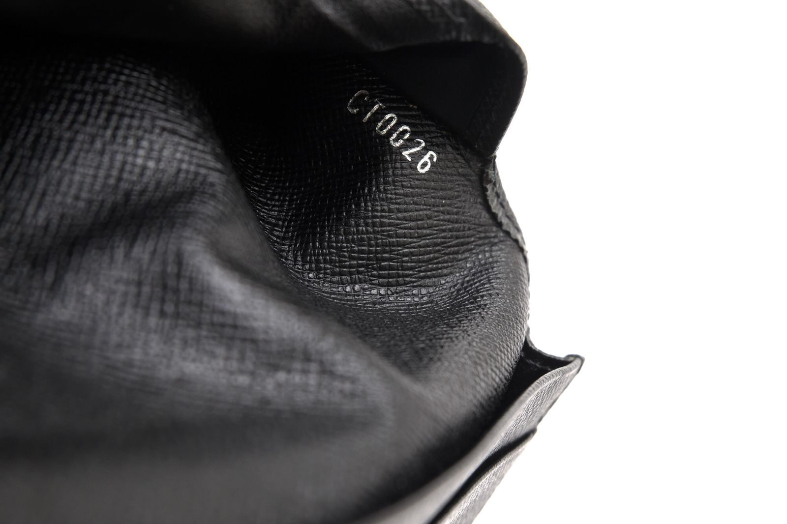 Louis Vuitton Wallet Leather Black Taiga Porto Cartes Credit No Coin Purse — view 8