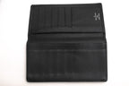 Louis Vuitton Wallet Leather Black Taiga Porto Cartes Credit No Coin Purse — view 5