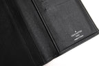 Louis Vuitton Wallet Leather Black Taiga Porto Cartes Credit No Coin Purse — view 6