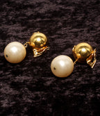 Chanel Earrings CC Logo Faux Pearl — view 5