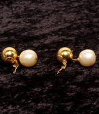 Chanel Earrings CC Logo Faux Pearl — view 4