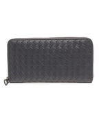 Bottega Veneta Zip Around Wallet Intrecciato
