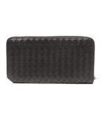Bottega Veneta Zip Around Wallet Intrecciato — view 2