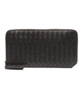 Bottega Veneta Zip Around Wallet Intrecciato