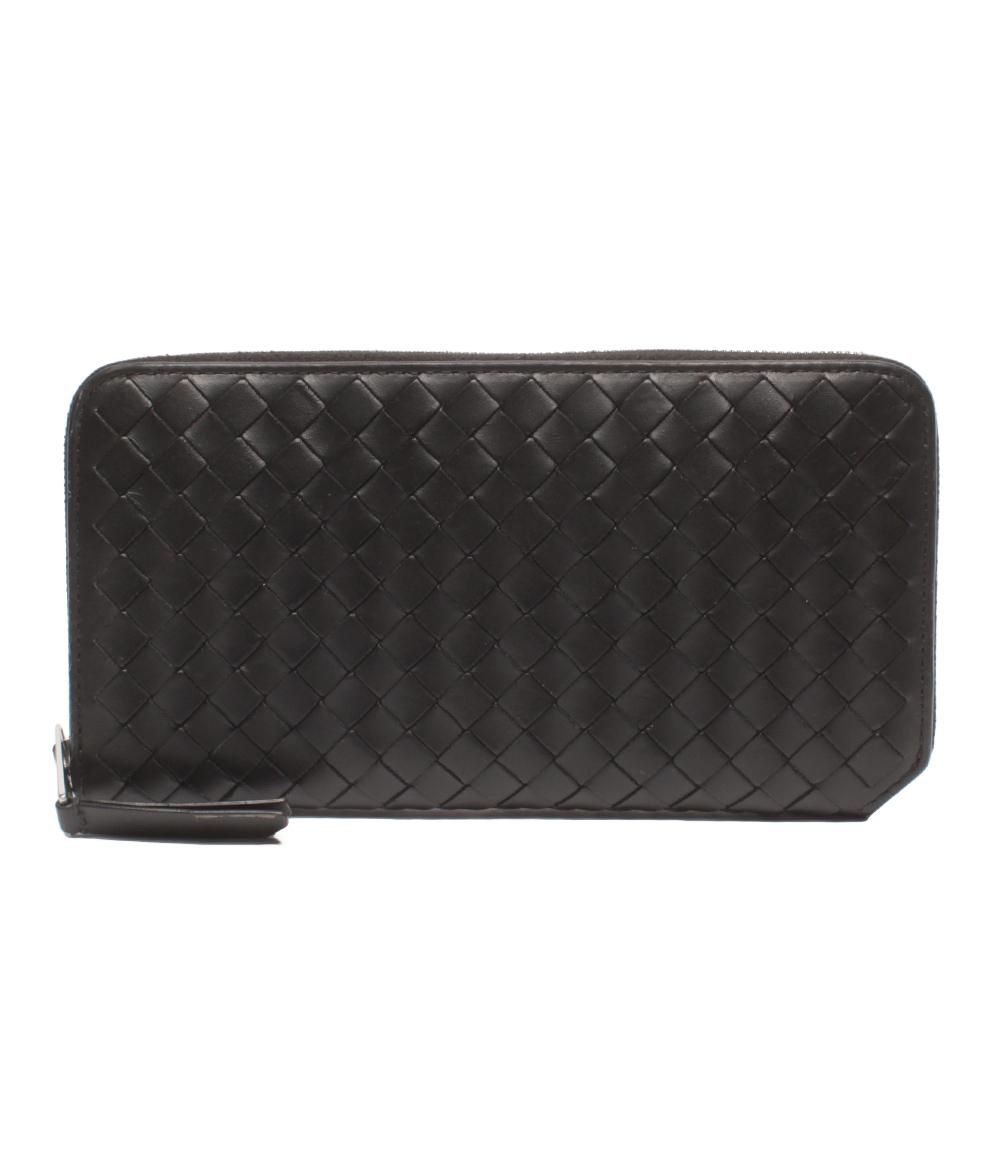 Bottega Veneta Zip Around Wallet Intrecciato