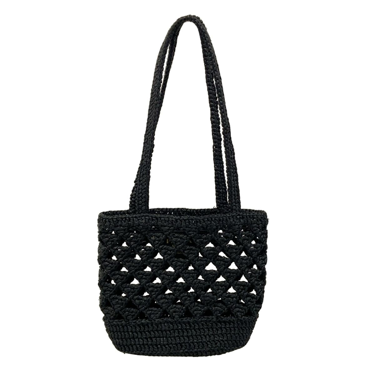 Prada Tote Clochette Black Braided Mini Bag — view 3