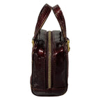 Loewe Handbag Micro Mini Amazona Bordeaux Leather with Key Ring — view 4