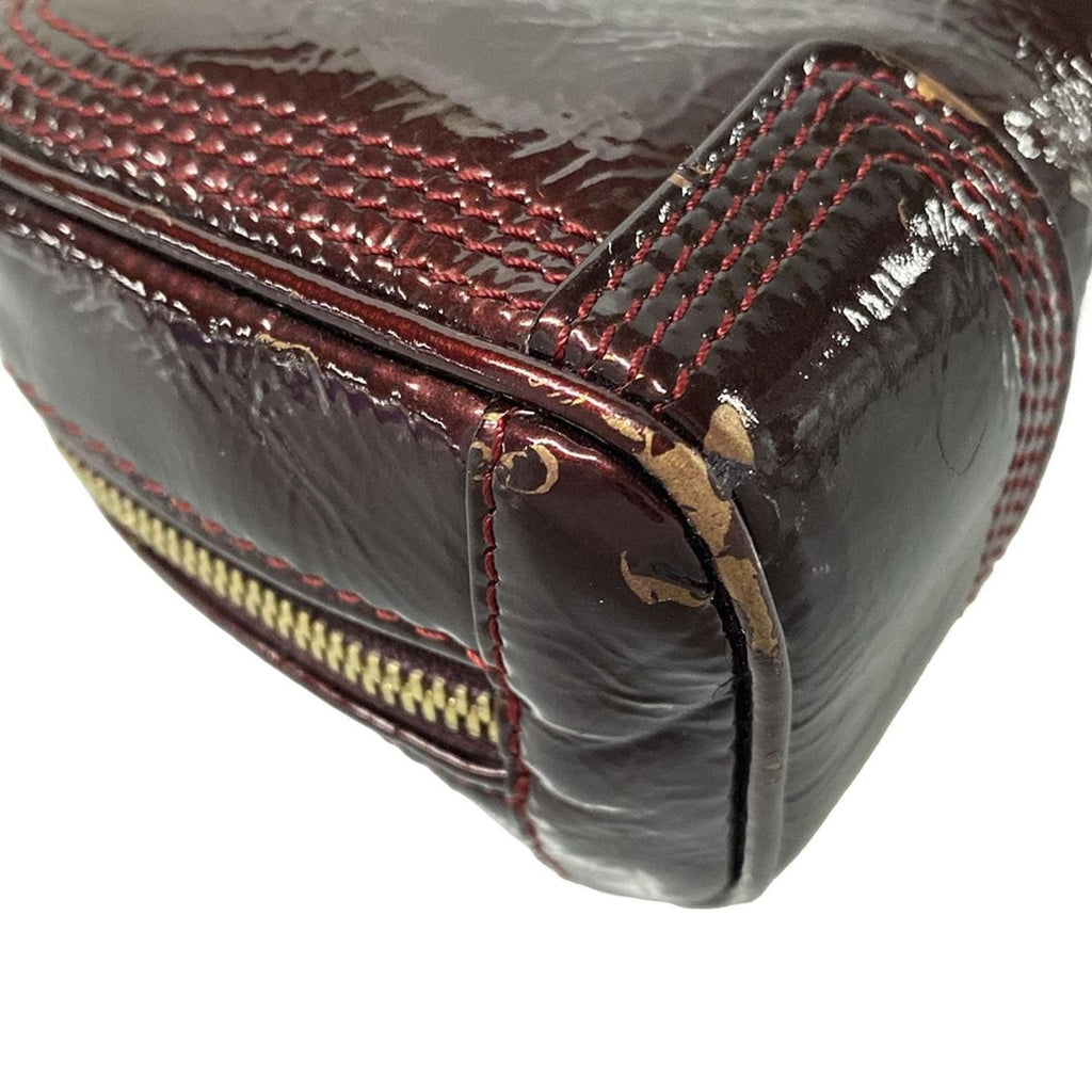 Loewe Handbag Micro Mini Amazona Bordeaux Leather with Key Ring — view 6