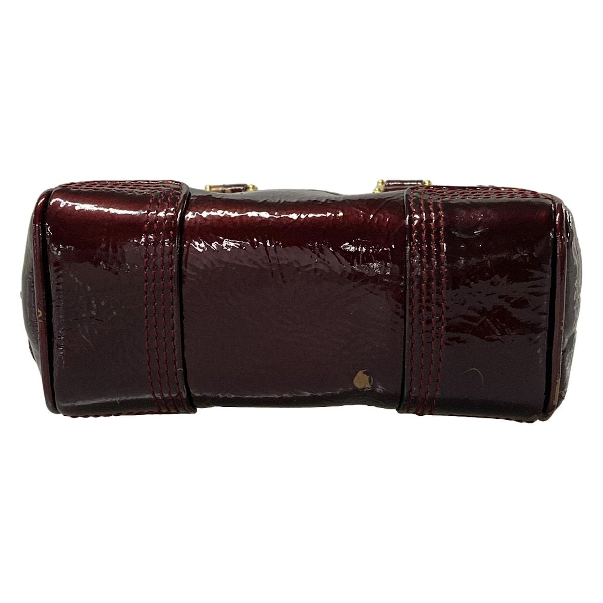 Loewe Handbag Micro Mini Amazona Bordeaux Leather with Key Ring — view 5