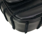 Celine Shoulder Bag Matelasse Monochrome Black Chain Leather — view 6