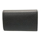 Gucci Key Case GG Marmont Black Hook Leather Key Holder — view 2