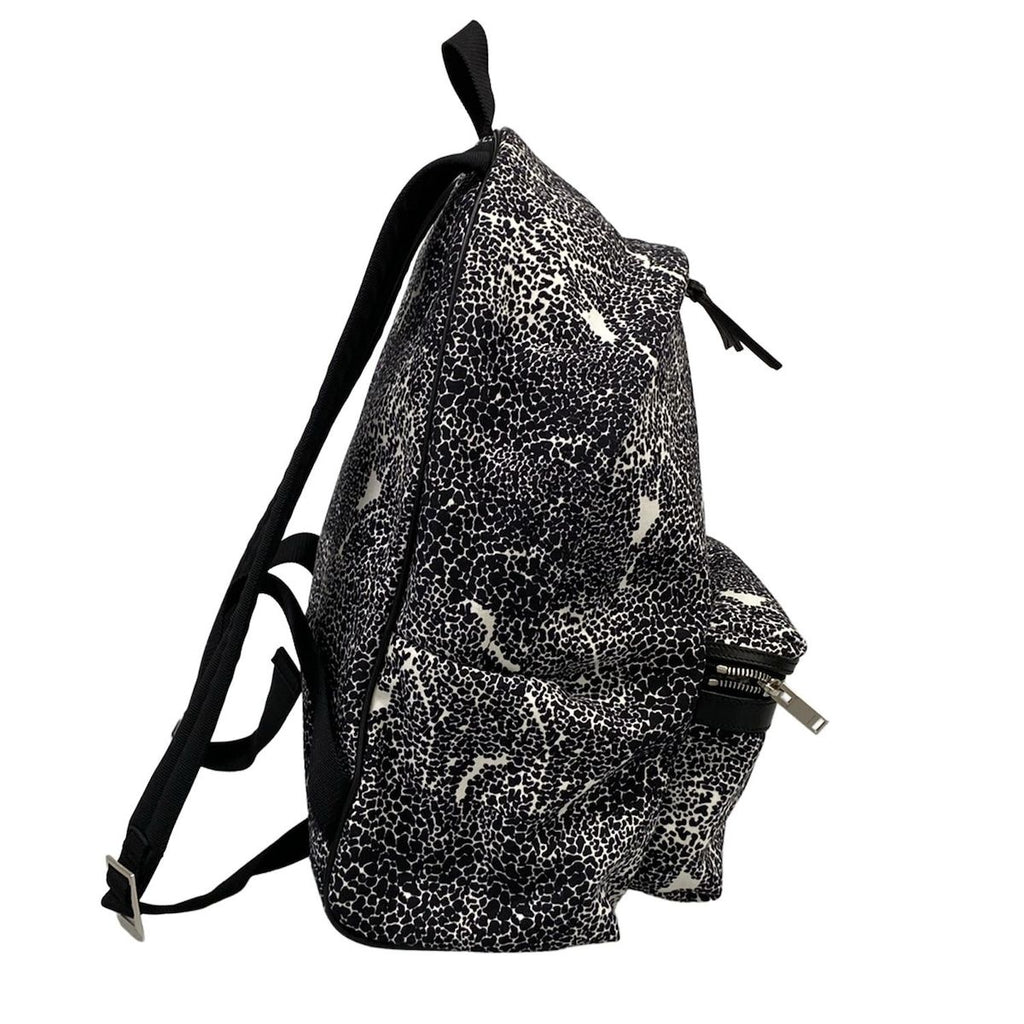 Saint Laurent Paris Backpack Classic Hunter Black White — view 2