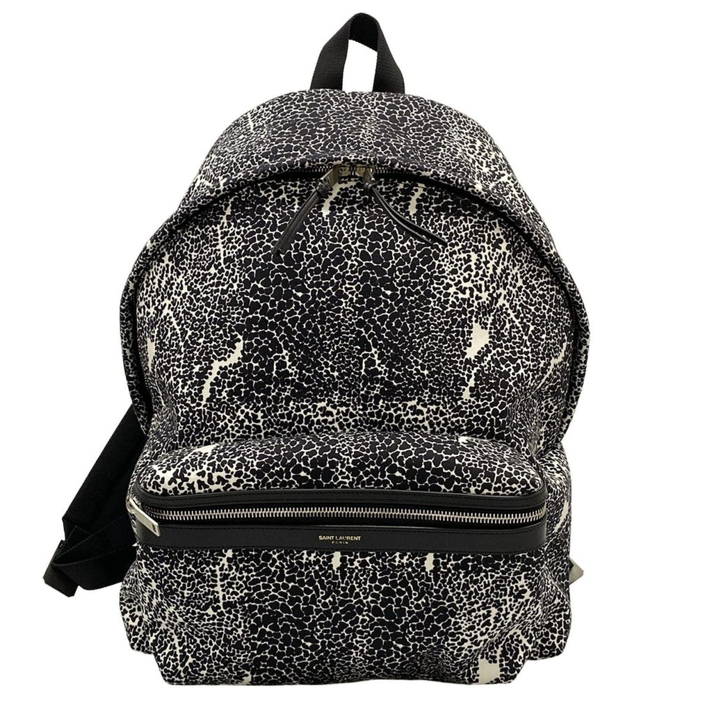 Saint Laurent Paris Backpack Classic Hunter Black White