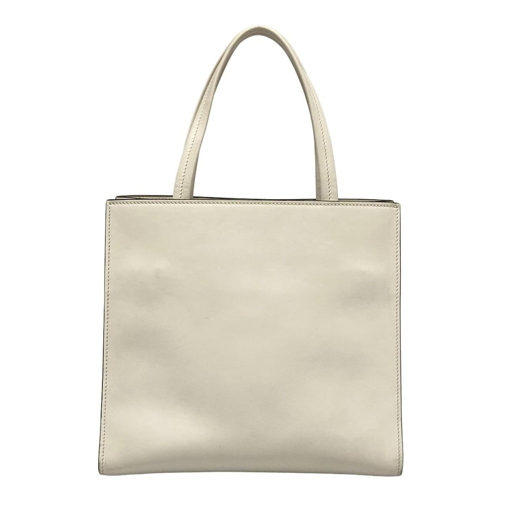 Prada Tote Bag White Leather — view 3