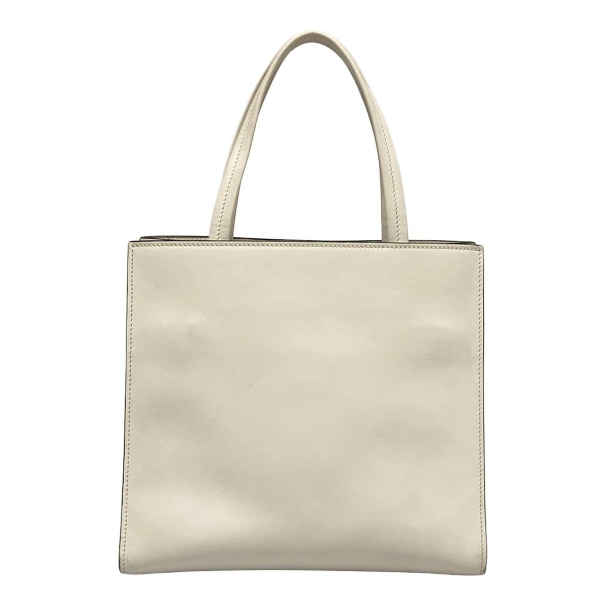 Prada Tote Bag White Leather — view 3