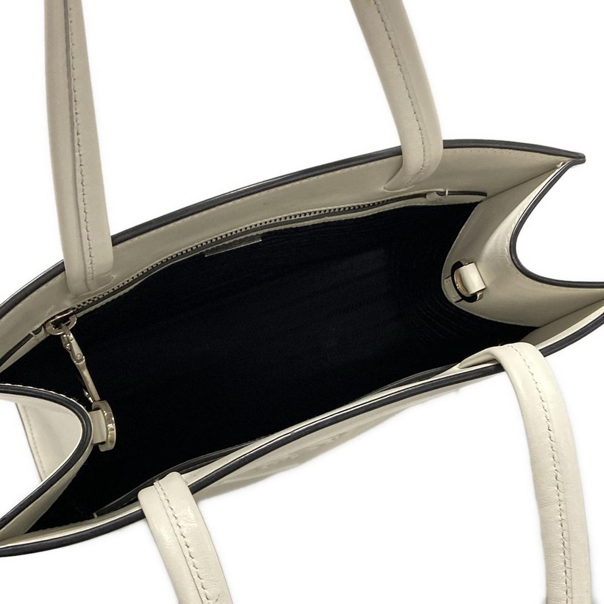 Prada Tote Bag White Leather — view 7
