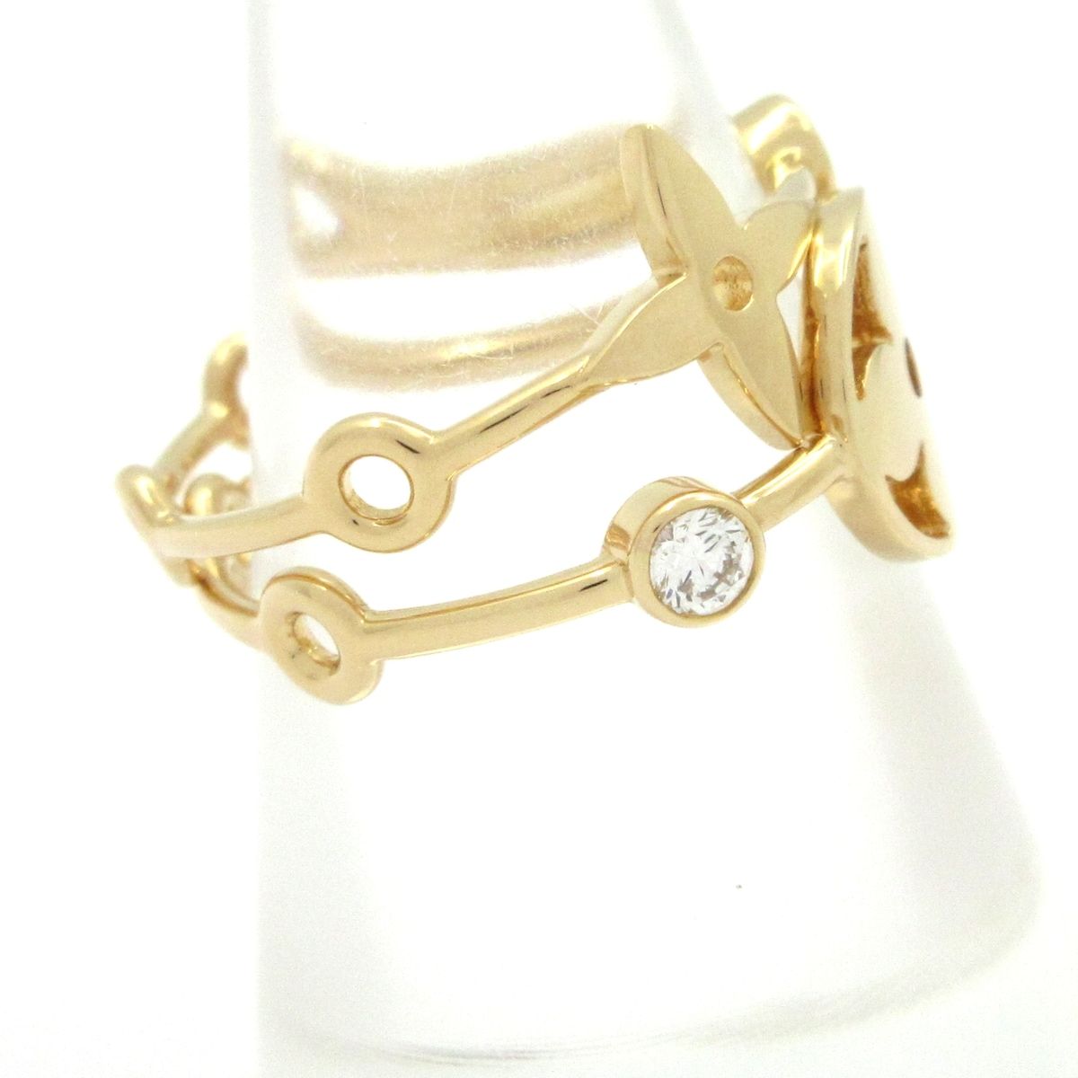 Louis Vuitton Ring 54 Bague Monogram Lambskin Diamond — view 2