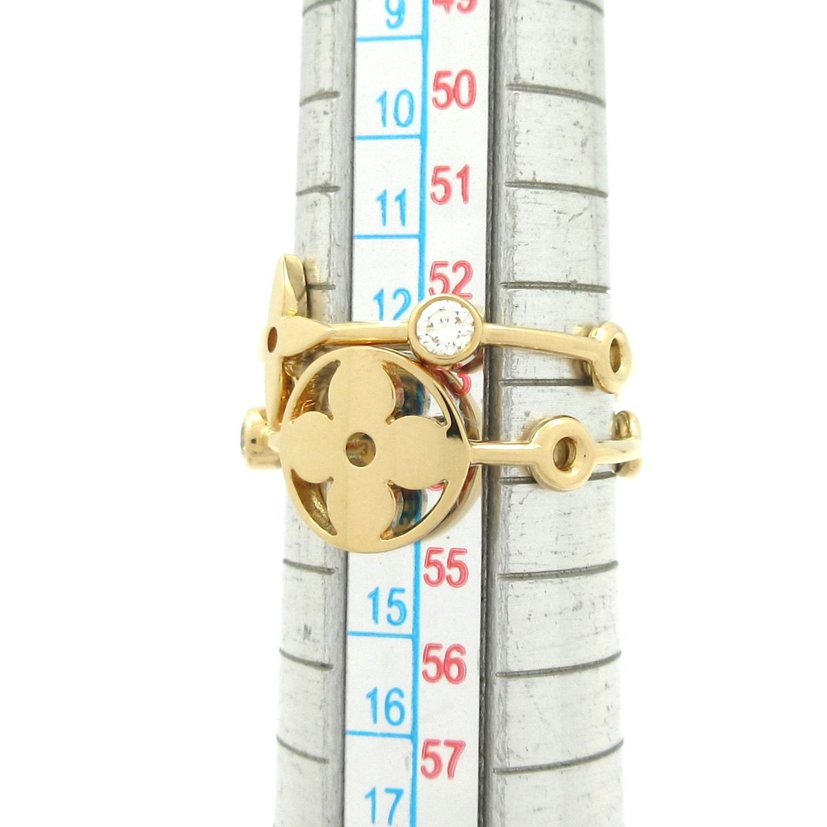 Louis Vuitton Ring 54 Bague Monogram Lambskin Diamond — view 6