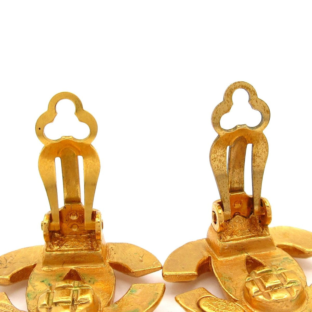 Chanel Earrings Gold — view 4