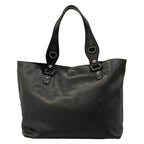 Gucci Tote Bag Icon Bit Guccissima Line Black Leather — view 3