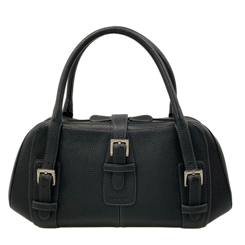 Loewe Handbag Senda Black Leather