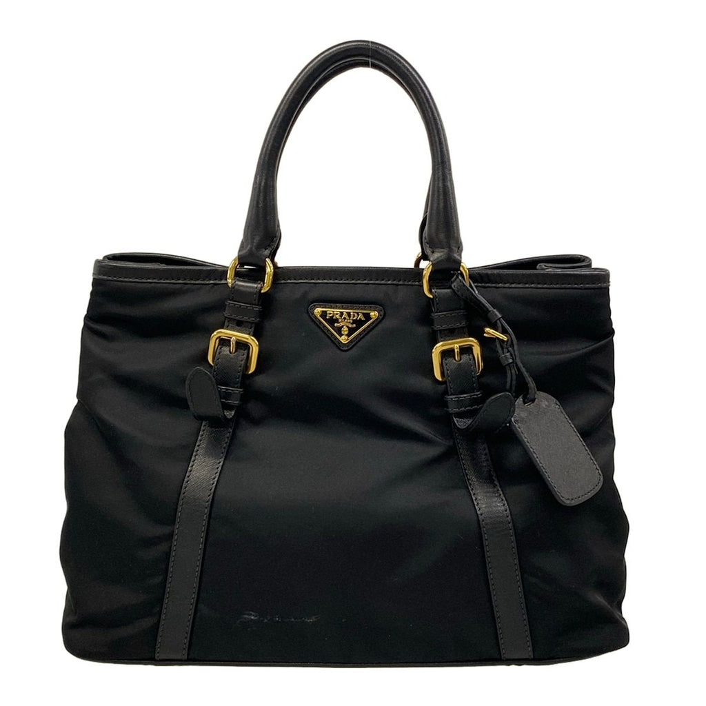 Prada Handbag Black Leather