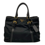 Prada Handbag Black Leather