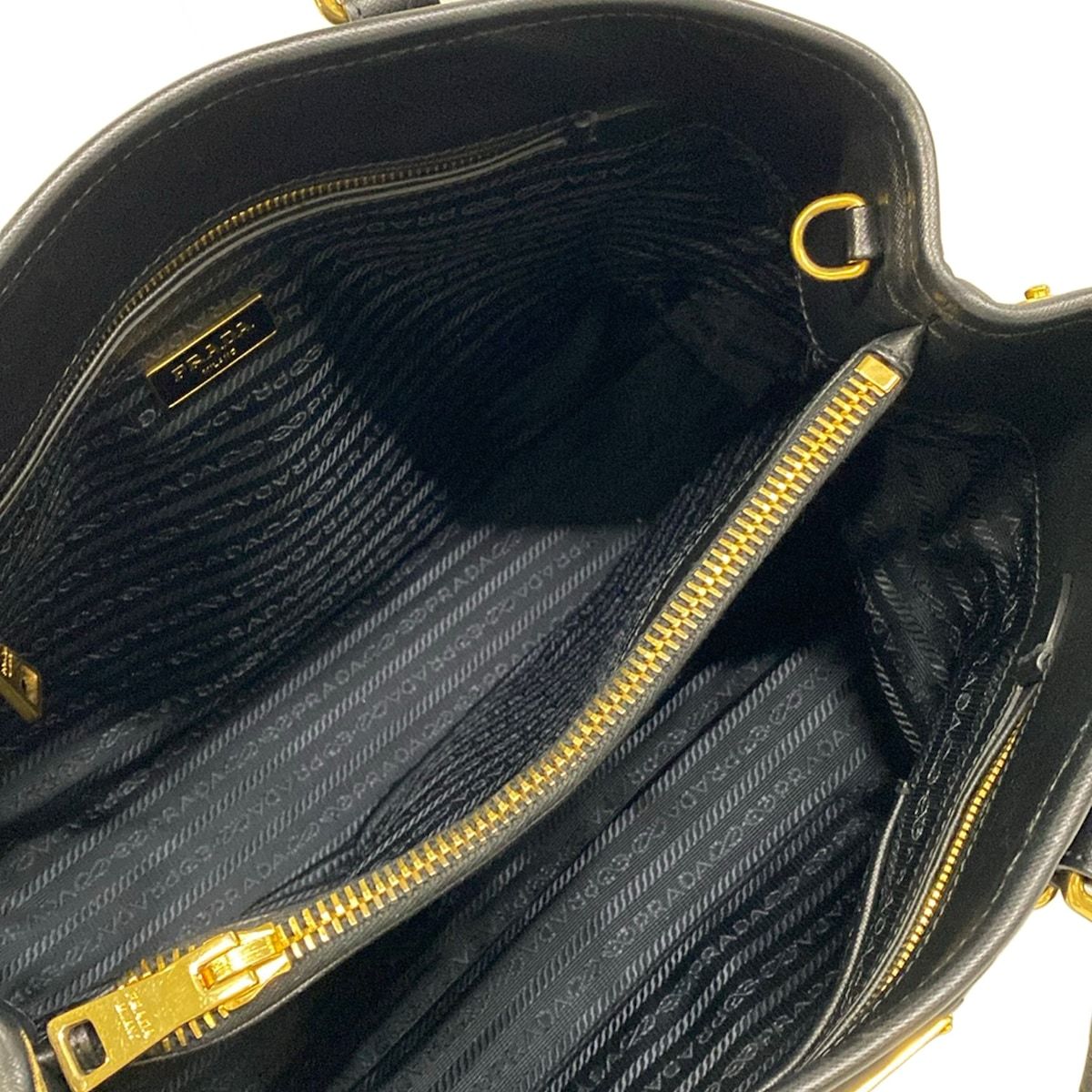 Prada Handbag Black Leather — view 7