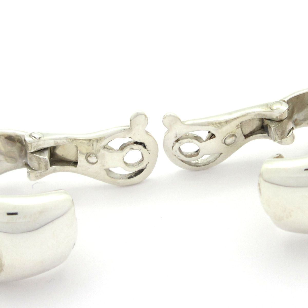 Hermes Earrings Sellier Silver Gold — view 5