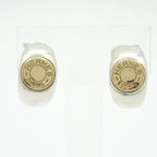 Hermes Earrings Sellier Silver Gold