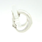 Hermes Earrings Sellier Silver Gold — view 2