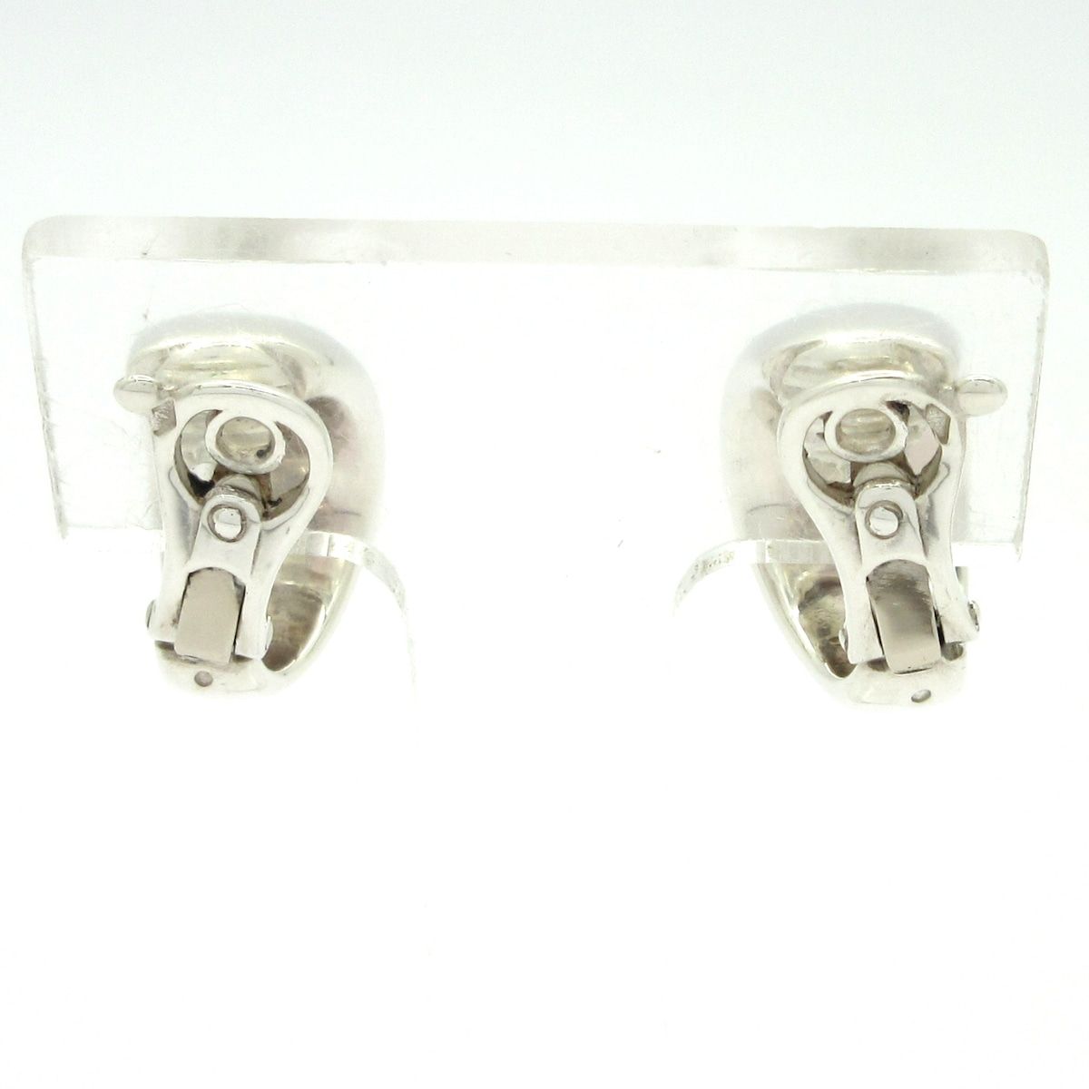 Hermes Earrings Sellier Silver Gold — view 3
