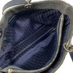Dior Handbag Cannage Stitch Navy Leather — view 7