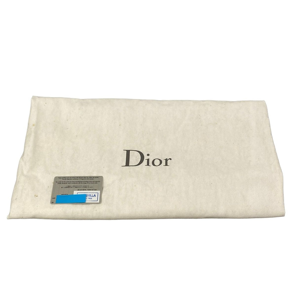 Dior Handbag Cannage Stitch Navy Leather — view 8