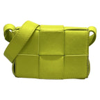 Bottega Veneta Shoulder Bag Cassette Light Green Leather
