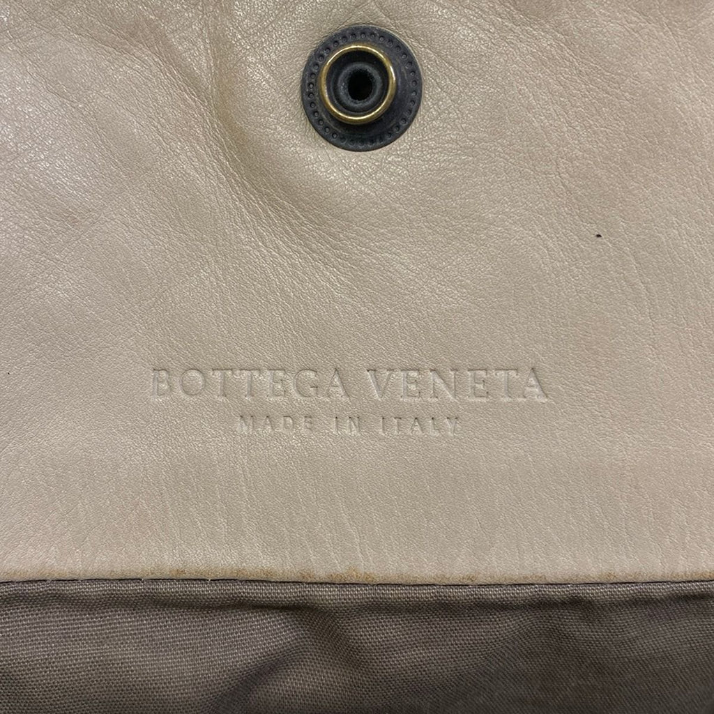 Bottega Veneta Tote Bag Intrecciato Ivory Leather — view 8