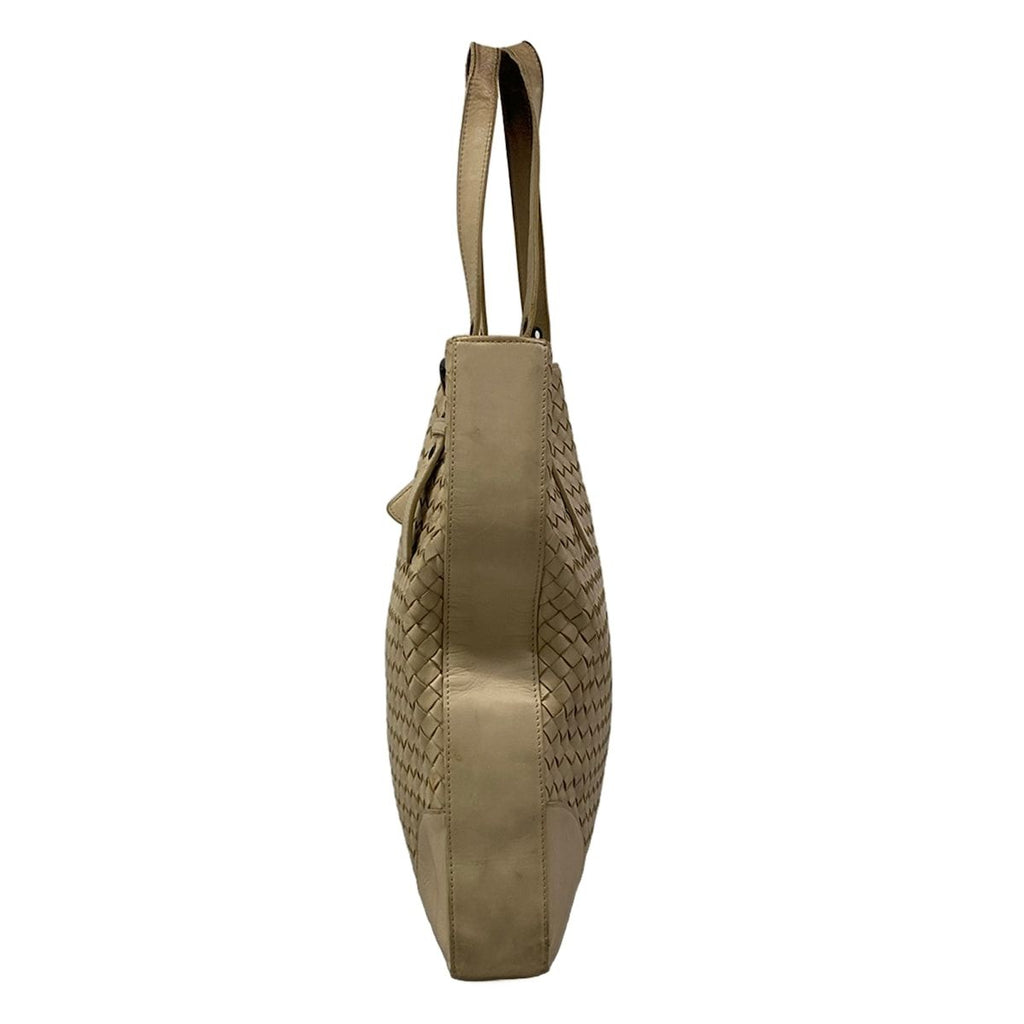 Bottega Veneta Tote Bag Intrecciato Ivory Leather — view 2