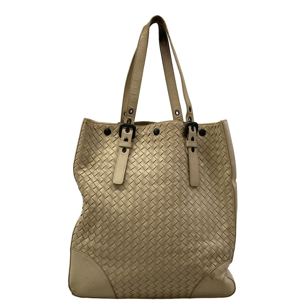 Bottega Veneta Tote Bag Intrecciato Ivory Leather
