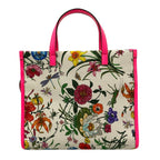 Gucci Handbag Flora White Pink Multi Leather — view 3