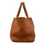 Bottega Veneta Tote Bag Cabas MM Orange Leather — view 4