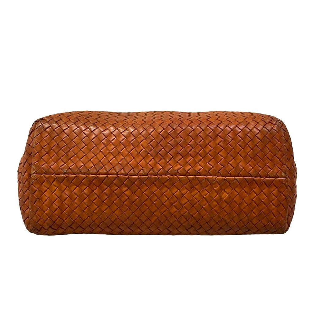 Bottega Veneta Tote Bag Cabas MM Orange Leather — view 5