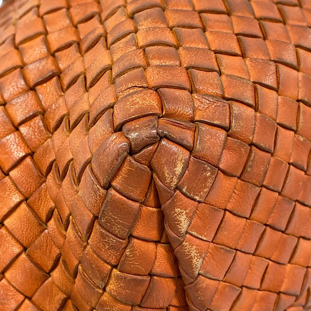 Bottega Veneta Tote Bag Cabas MM Orange Leather — view 6