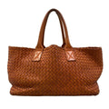 Bottega Veneta Tote Bag Cabas MM Orange Leather