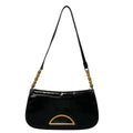 Dior Shoulder Bag Malice Pearl Black Embossed Leather