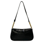 Dior Shoulder Bag Malice Pearl Black Embossed Leather — view 3