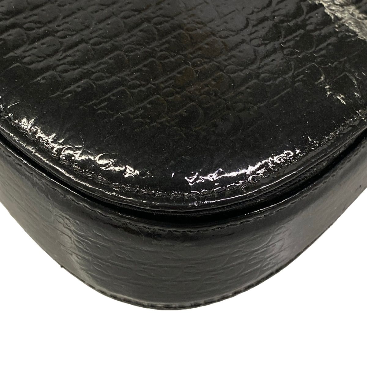 Dior Shoulder Bag Malice Pearl Black Embossed Leather — view 6